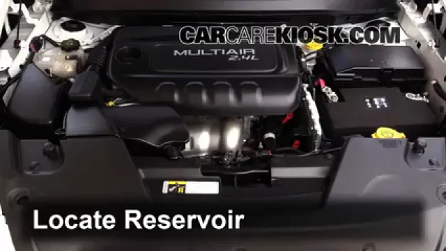 2015 Jeep Cherokee Latitude 2.4L 4 Cyl. Líquido limpiaparabrisas Agregar líquido